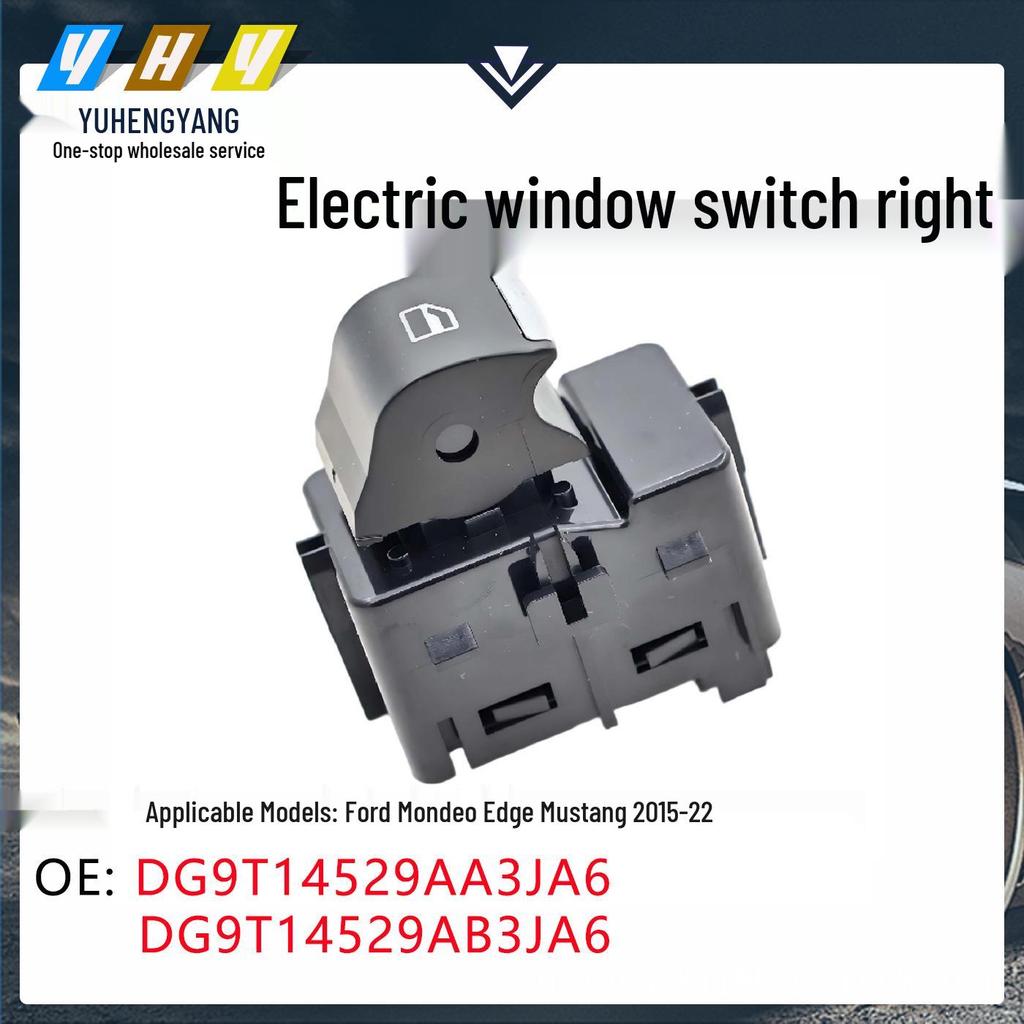 Compatible Ford Mondeo/Edge/Mustang 2015-22 Electric Window Switch (Right) DG9T14529AA3JA6