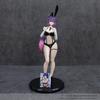 Yuna Bunny Girl Anime Figure Standing Pose Purple Hair Boxed Collectible Model Desktop Decoration Gift For Anime Fans Collectors