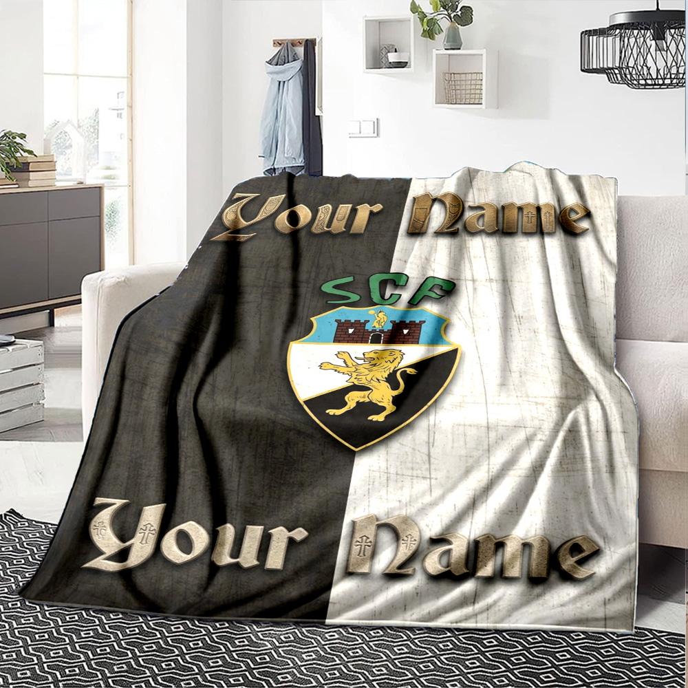 Name Custom SC Farense Print Flannel Blanket High Quality Warm Comfortable Cover for All Seasons Perfect for Gifts Home Decor