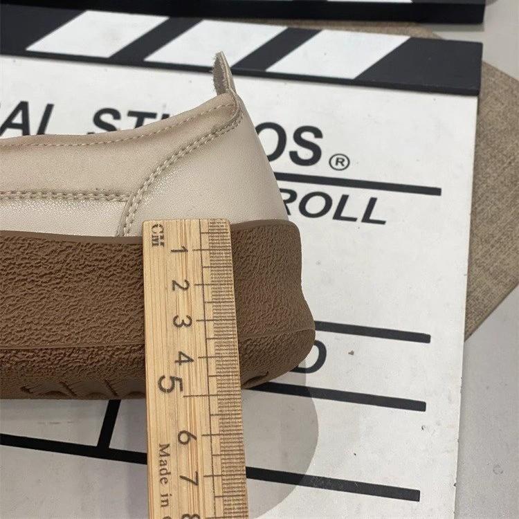 Retro ugly cute thick baseplate shoes women's autumn 2025 new soft sole versatile popular white shoes casual big head shoes