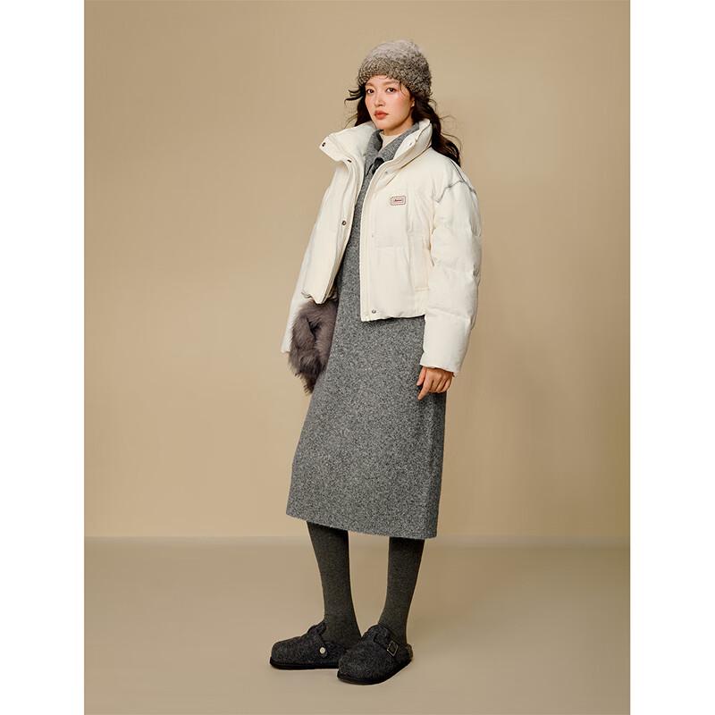 Inman Women's Casual Stand Collar Down Puffer Jacket