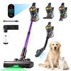 VEVOR Cordless Vacuum Cleaner 500W 50kPA Cordless Stick Vacuum Cleaner, For Home Hard Floor Carpet Pet Hair, 45-Min Runtime, Rechargeable