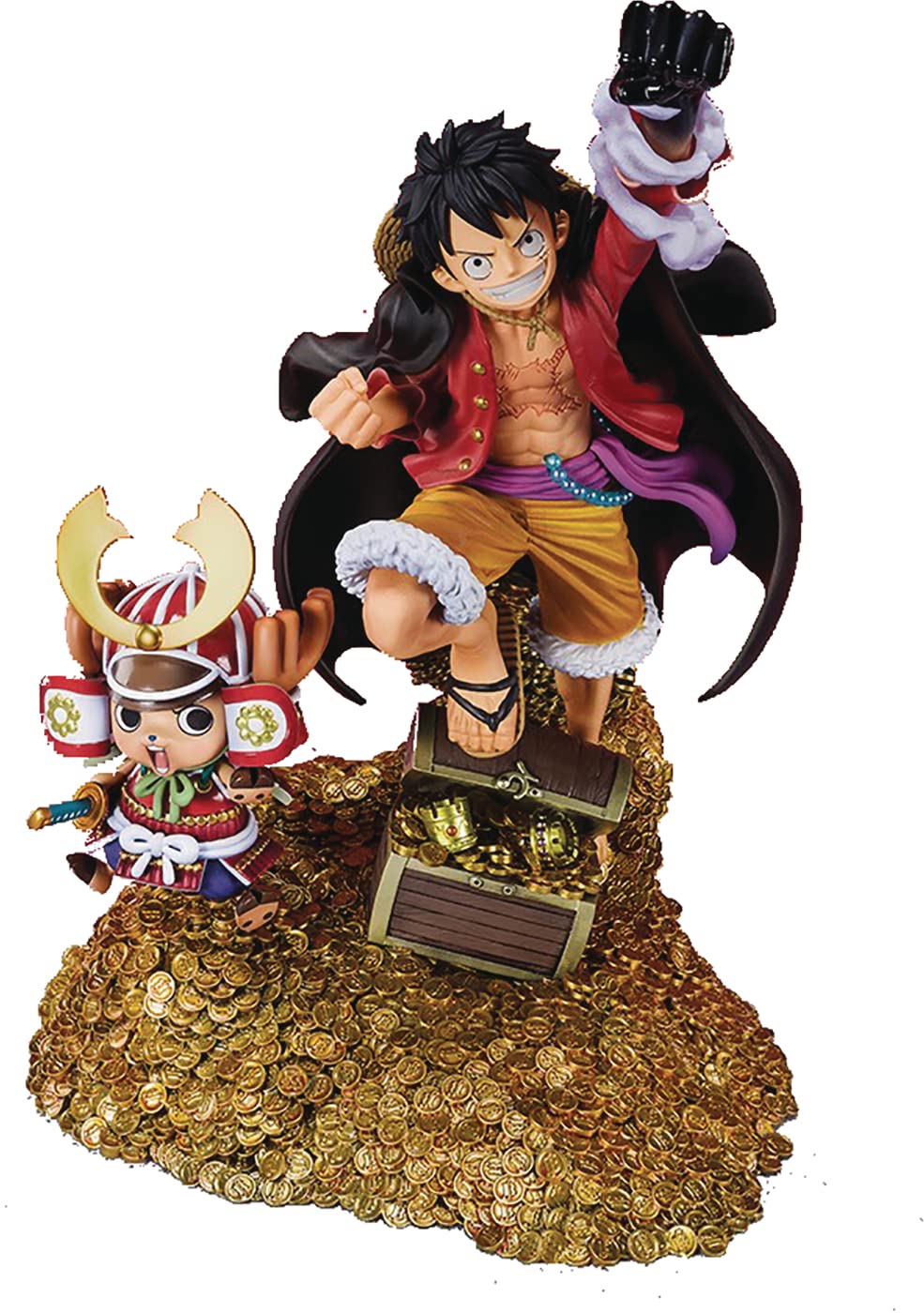 

BANDAI SPIRITS Figuarts ZERO ONE PIECE Монки Д. Луффи - WT100 Памятная иллюстрация от Эйитиро Оды, «Сто великих пиратских сцен» - Прибл.
