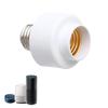 Snsowed Smart WiFi Bulb Holder Wireless Lamp Adapter Timer Home Office Control Compatible with E27