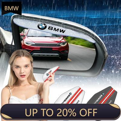 2Pcs Car Rear View Side Mirror Rain Board Eyebrow Guard Sun Visor Sticker For BMW M Performance E90 F20 E46 G30 G20 G05 G11 E48