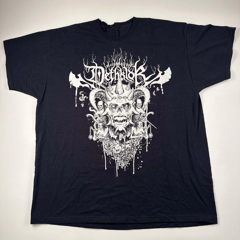 

Dethklok Band Black Color T-Shirt Gift For Fan Unisex T-Shirt XL