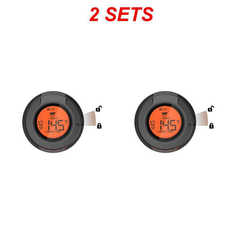 Food Cooking Wireless BBQ Remote Thermometer Probes Smart Digital Barbecue Thermometer Free App Control