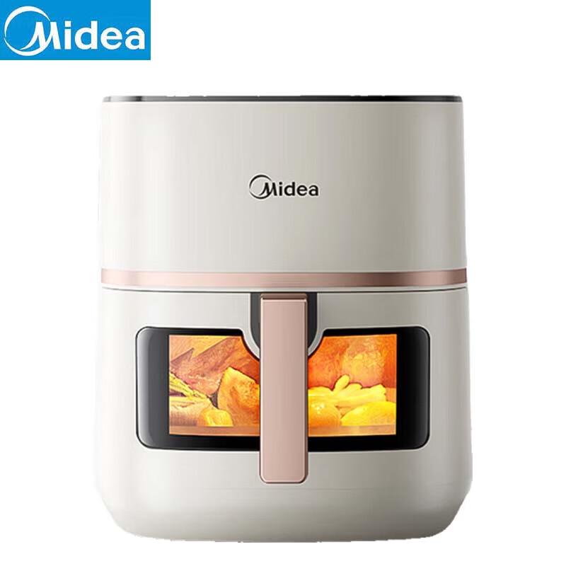 Midea 5.3L Visible Dual-Heat Air Fryer & Grill CN plug (adapter included)