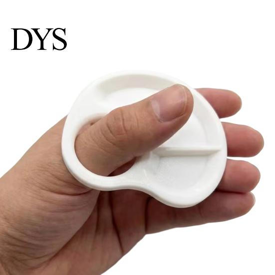 Easy Clean Palette for Oil Painting 3D Printed Thumb Palette, Single Well Paint Plastic Organizer Travel Watercolor Acrylic, Portable Compact