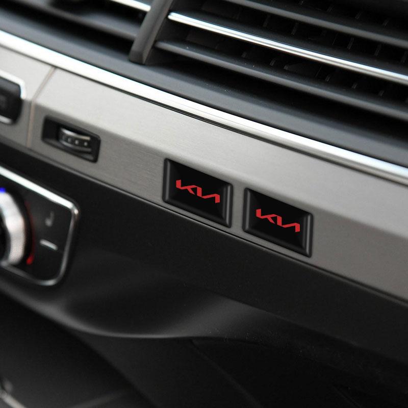 Volante Piccolo in Fibra di Carbonio Adesivi 3D Logo Auto Per Kia Ceed Sorento Sportage Niro Optima Picanto Rio Morning Forte K8