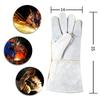 Extended Cowhide Welding Gloves Wear-resistant Gloves Welding Gloves Labor Insurance Cowhide Gardening Welder Gloves