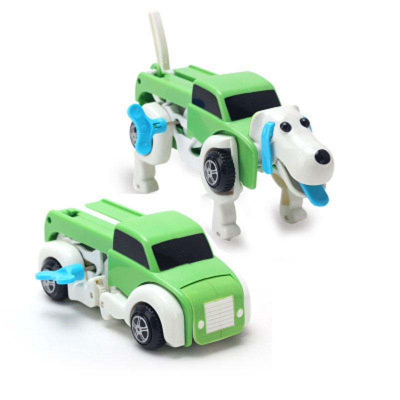 Naovio Kids Transforming Dog Vehicle Trunk Car Clockwork Automatic Wind up Toy Developmental Toy Naovio Kids Transforming Dog Vehicle Trunk Car Clockwork Automatic Wind up Toy Developmental Toy