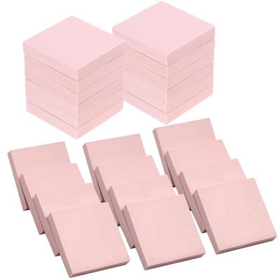 Acidea Eraser Stamps 24pcs Eraser Stamps Pink Rubber Carving Blocks Are Used In Stamp DIY Soft and Easy To Carve Felt Blocks 5x5cm, Printmaking,