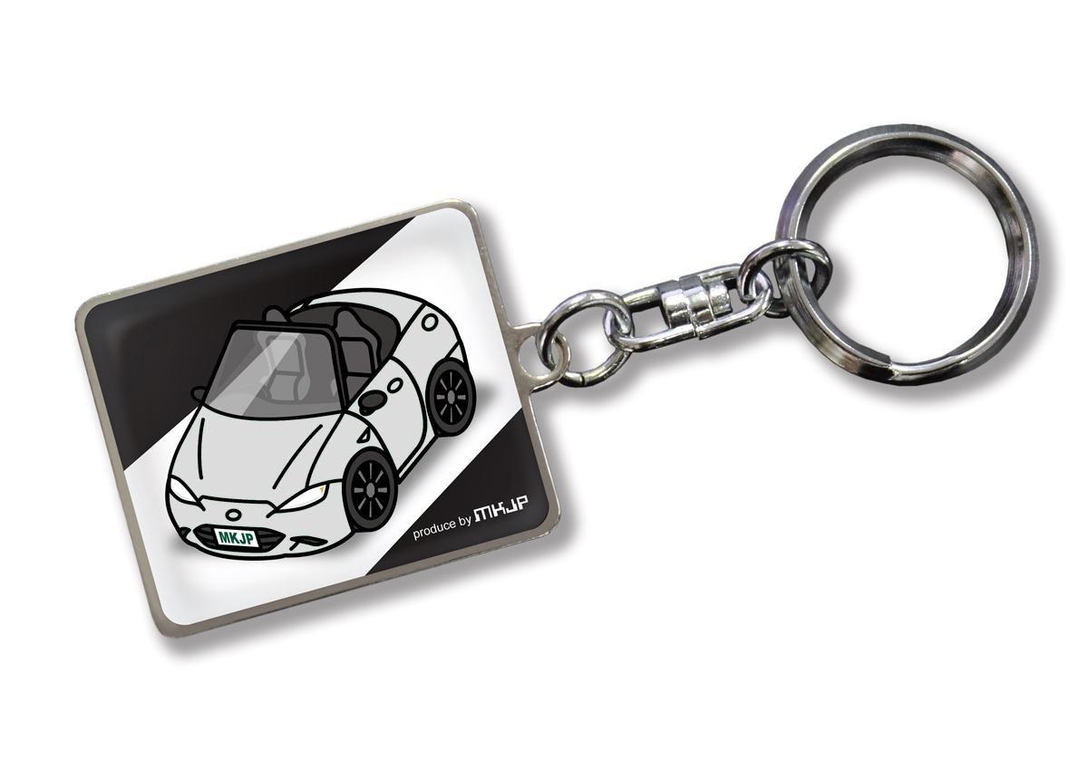 

Custom Keychain for Toyota Roadster Black Silver Car Color [MKJP] ND, Base,