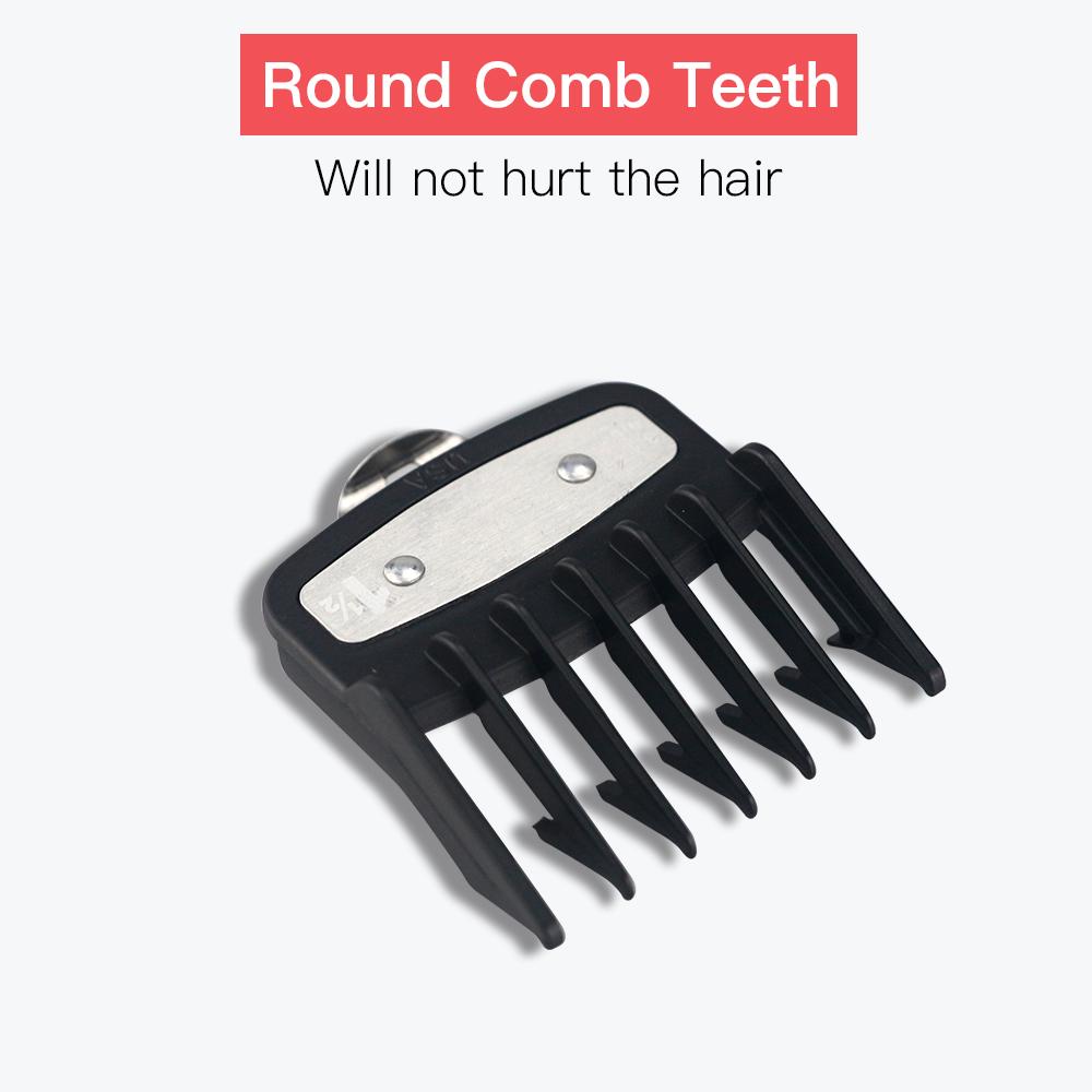 2Pcs Professional Hair Cutting Guide Comb Clipper Limit Comb Trimmer Cutting Styling Tools Attachment Compatible 1.5mm 4.5mm
