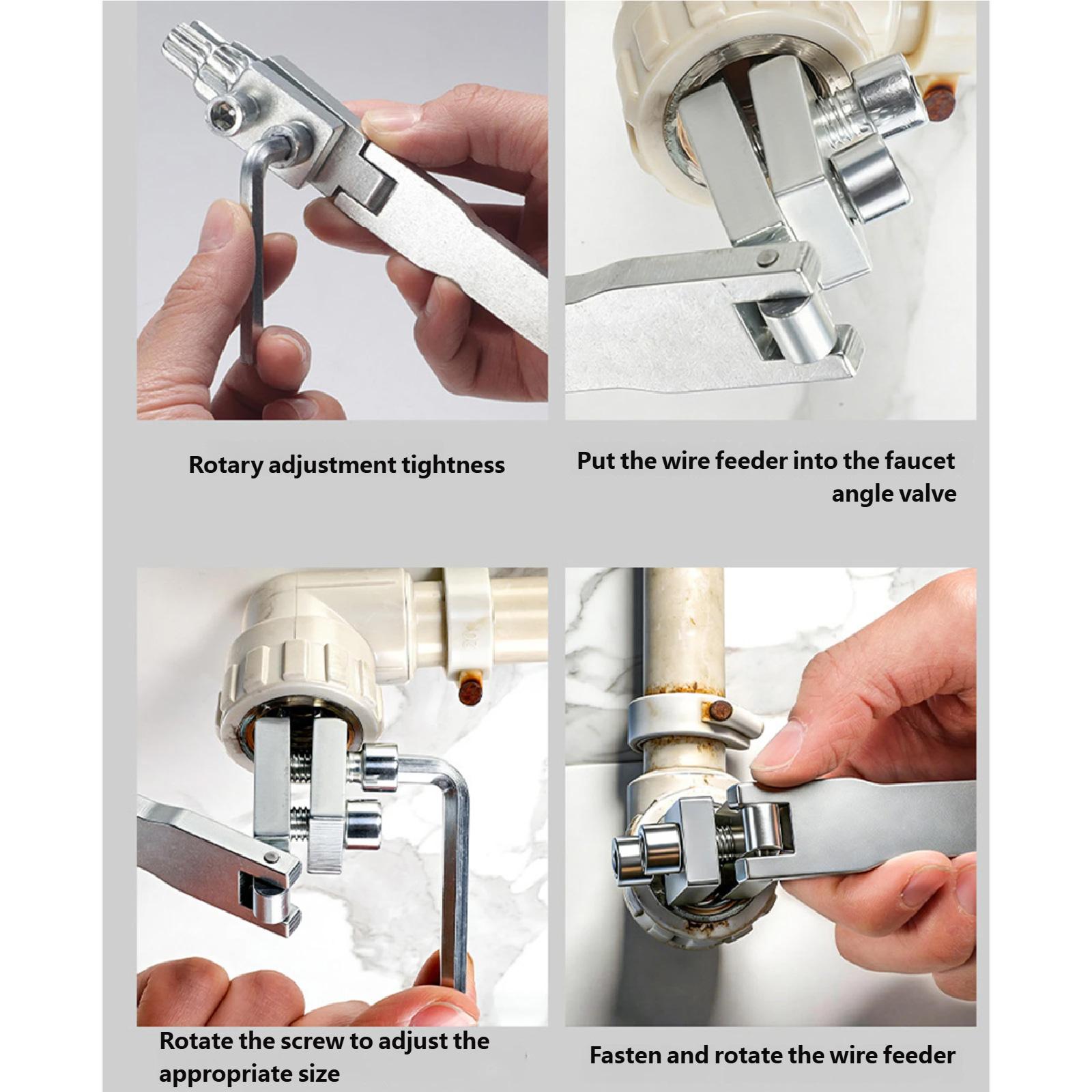 

Heavy Duty Bolt Extractor Compatible for 3/4in /1/2in Pipe Fasteners Broken Bolt Extractor Ideal For Automotive Repairs 1