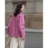 Women's Cotton Island Retro Lapel Shirt