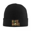 Hiker Hike More Worry Less Warm Knitted Cap Hip Hop Bonnet Hat Autumn Winter Outdoor Beanies Hats for Unisex Adult