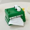 Cartoon Cute Crocodile Tissue Box Home Living Room Desktop Decoration Multi Functional Paper Drawing Storage Box Decoration