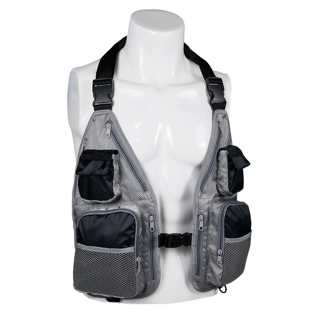Quick Dry Fishing Vest Multiple Pockets Fly Fishing Vest Fishing Waistcoat  Outdoor Enthusiasts