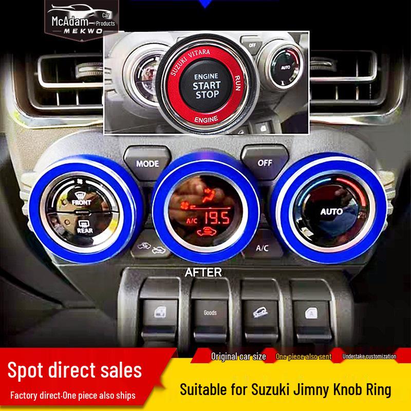 Kia K3 (2015-2018) A/C Knob Aluminum Decorative Cover