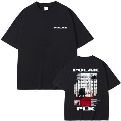 Rapper Plk Polak Graphic Tshirt Men Women Hip Hop Fashion Pop Music Tshirts Mens Casual Cotton Vintage T Shirts Streetwear