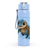 1PC Cute Sea Turtle Cartoon 750ml Color Plastic Sports Water Bottle Leakproof Flip Straw Lid Suitable for Sports Office Home Use