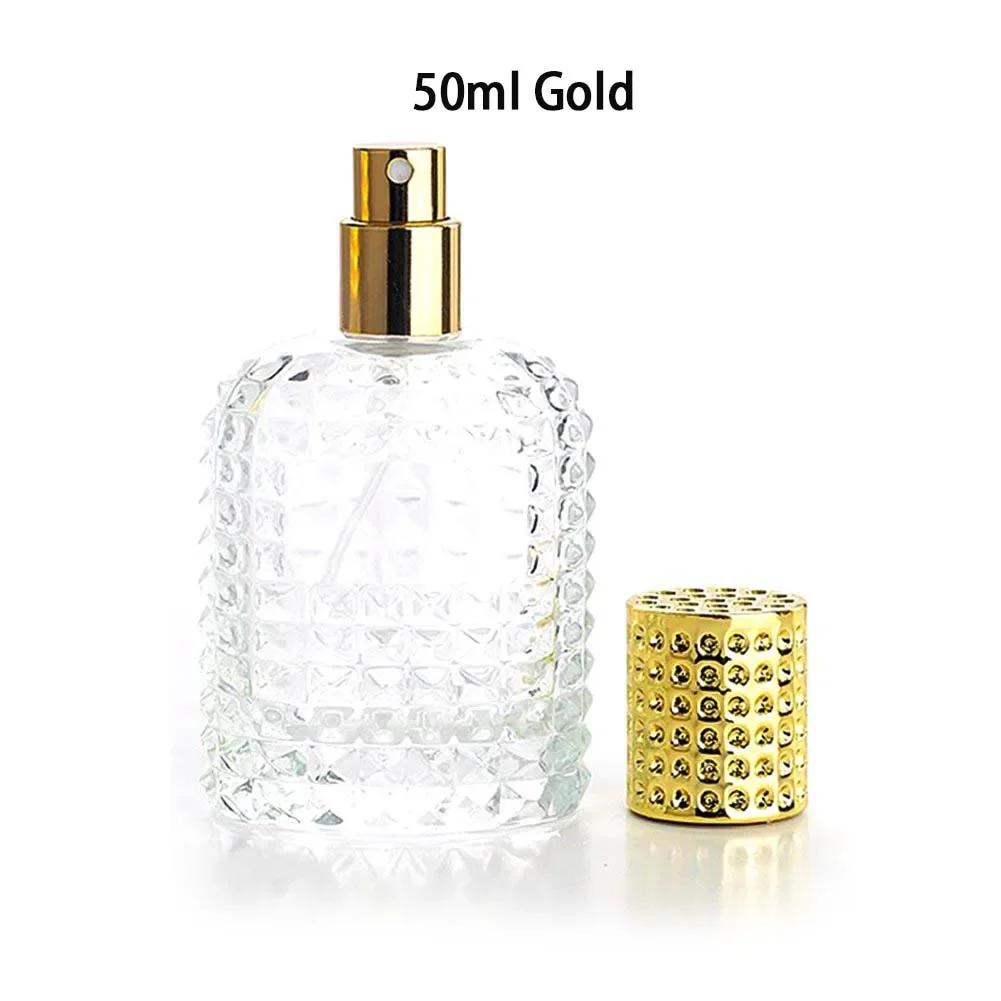 1/3Pcs Perfume Spray Bottles Portable Travel Pineapple Shape Dispenser 30/50ML Refillable Transparent Spray Bottles For Travel
