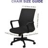 Tallew Office Chair Cover Stretchable Computer Universal Chair Seat Covers Removable Desk Chairs Slipcovers Washable Office Cushion Backrest for