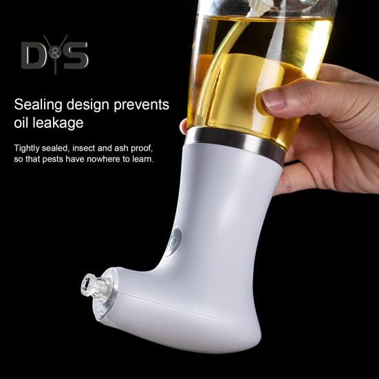 240ml velká láhev s rozprašovačem na olej Rovnoměrná atomizace Praktický průhledný rozprašovač na tělový olej