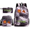 Geometry sprint game backpack geometry dash heat transfer backpack elementary school bag leisure bag