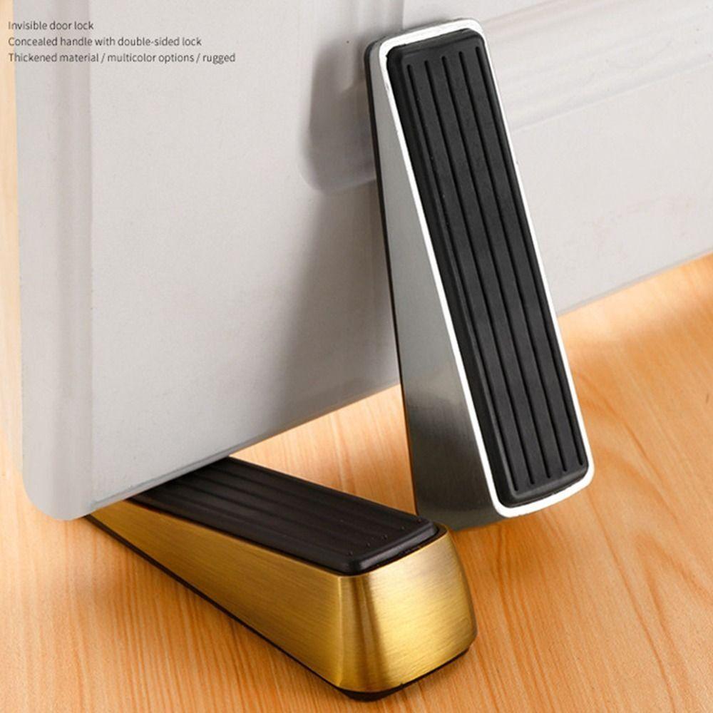 Zinc Zinc Zinc Alloy Door Stopper Mobile Door Stop Anti-collision Door Wedge Home