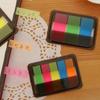 1 Set Fashion Fluorescent Sticker Marker Memo Flags Index Pad Paper Tab Sticky Notes
