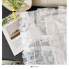 Women's Autumn 2025 A-line French Ruffled Lace Pleated Skirt