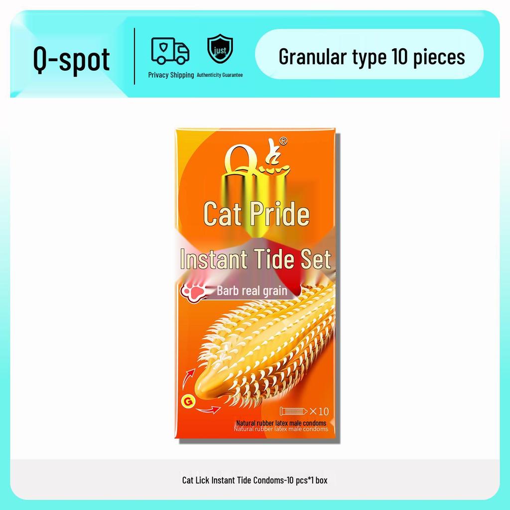 Clitoral Stimulation Delayed Ejaculation Condoms – Long-Lasting, Large Particle Design for Enhanced Couples' Intimacy.