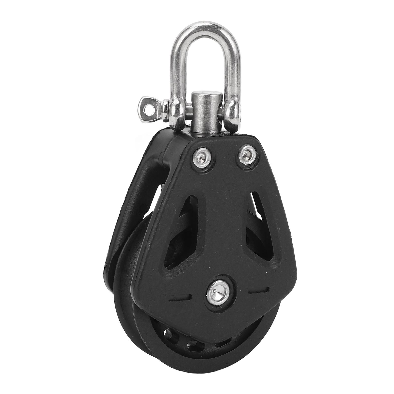 

Парусная лебедка из нержавеющей стали и нейлона, надежное соединение, ролик для каяка, подъемный инструмент для лодки