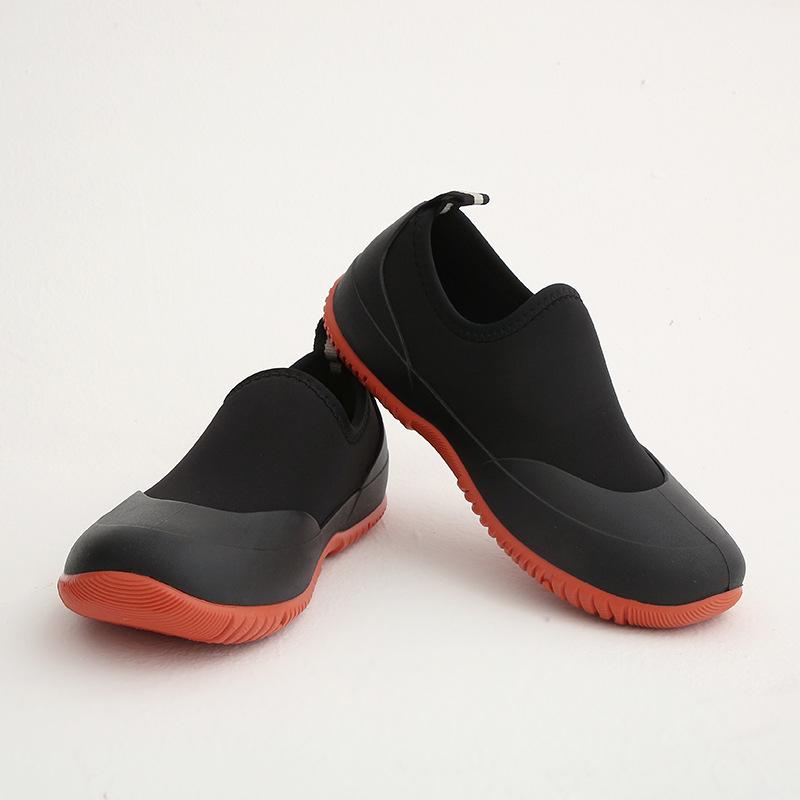 Men's High-End Low-Top Fashion Lightweight Waterproof Rain Boots - Non-Slip Outdoor Wading Shoes with Short Tubes