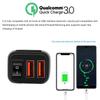 12V Motorcycle Dual USB Quick Charger QC3.0 Handlebar Fast Charging Waterproof Socket Adapter Digital Voltmeter ON OFF Switch