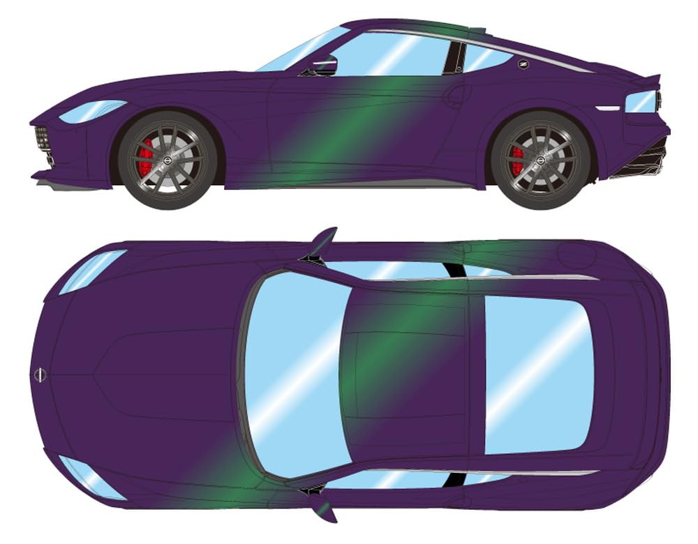 

Модель EIDOLON Nissan Fairlady Z Version ST 2025 Опівнічний Фіолетовий Готова модель EM805B 1/43 (RZ34)