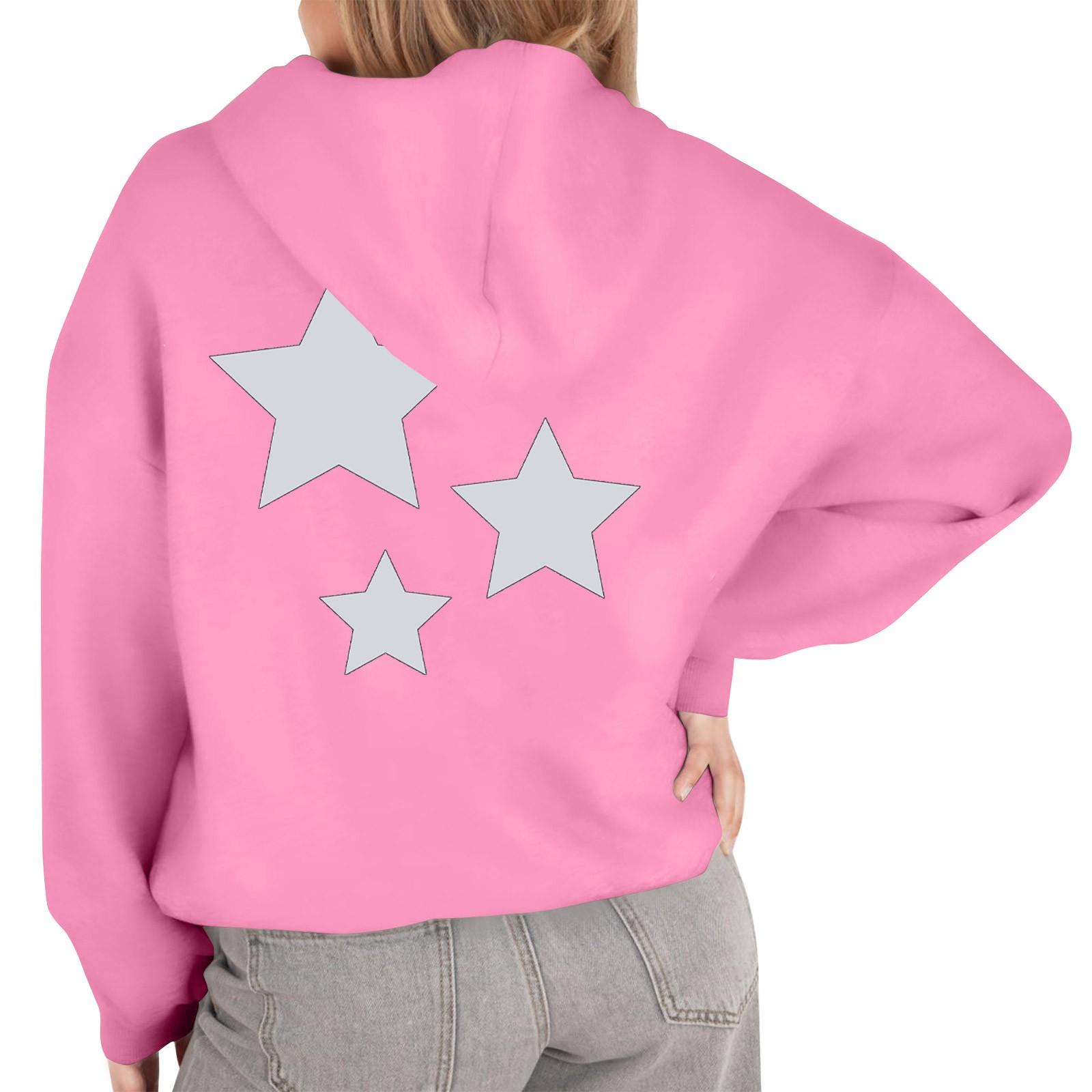 

Толстовка большого размера для женщин с круглым вырезом и принтом, с длинным рукавом, толстовка XXL розовый