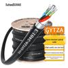 GYTZA 24-Core Single-Mode Armored Outdoor Fire-Resistant Fiber Optic Cable, 100m