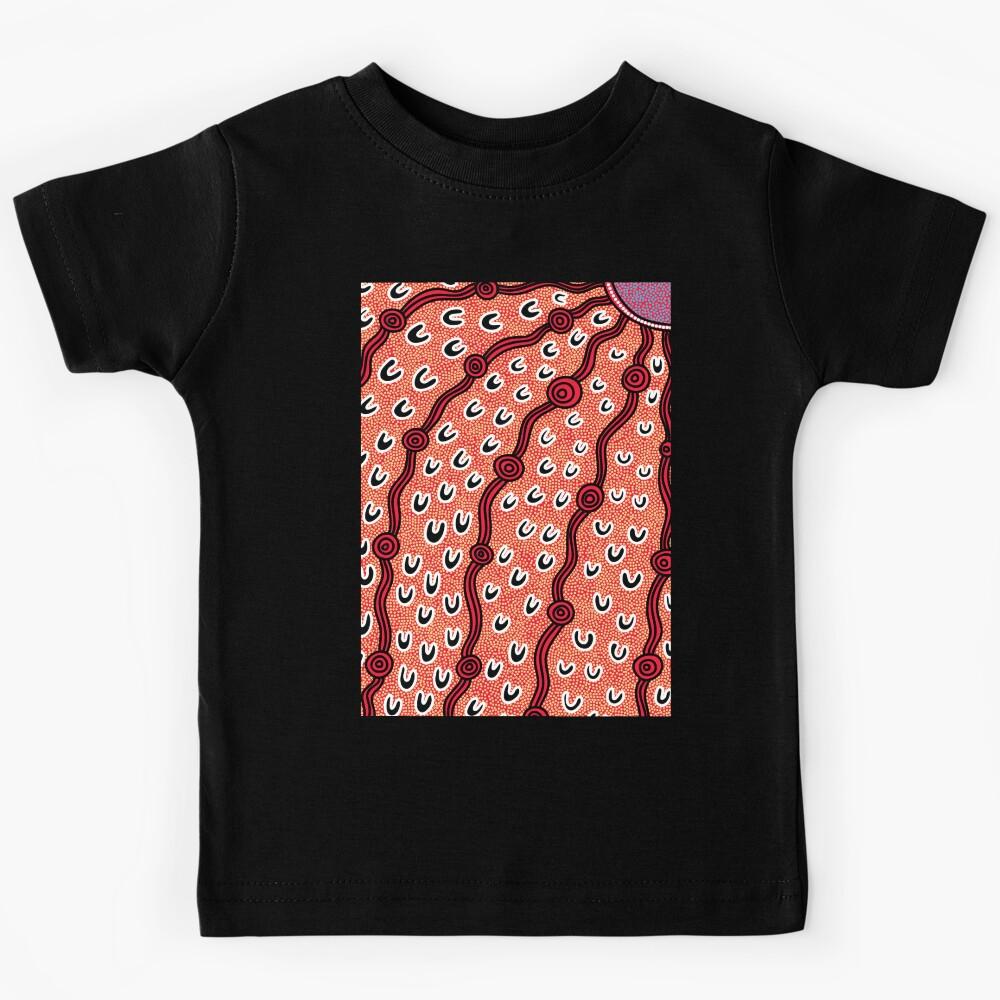 Authentic Aboriginal Art - Kids T-Shirt 100