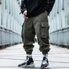 Men's Trendy Hip-Hop Overalls - Autumn/Winter Loose-Fit Harem Cargo Pants