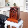 1Pc 1/12 Dollhouse Miniature Furniture Vintage Wooden Radio Model Toy for Children Dollhouse Decoration Accessories