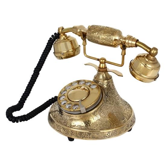 Antique Look Brass Maharaja Working Old Style Landline Telephone