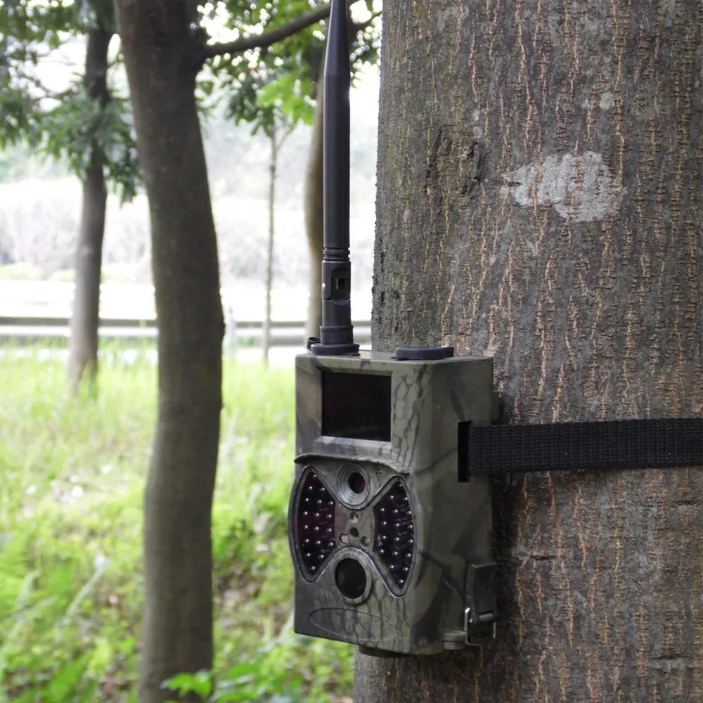 1080P Kabellose Jagd-Wildkamera 2G GSM MMS SMTP 16MP Mobilfunk-Foto-Fallen Wildkamera HC300M für Wildtier-Überwachung