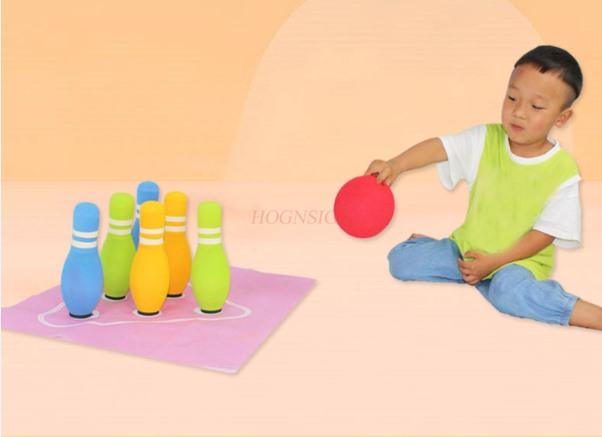 Kindergarten Indoor Sports Game Props Soft Bowling Children'S Toy Ball Sense Training Body Intelligent Equipment