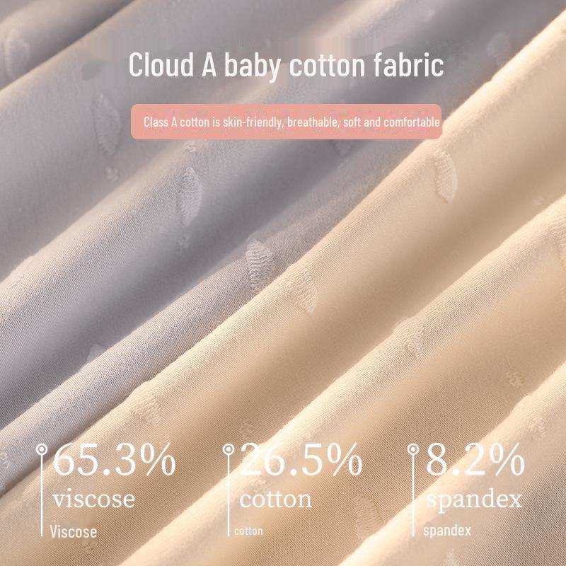 High-Waist 50s Cloud Cotton Seamless Briefs for Women, Size Large (200 Lbs), Antibacterial 7A Cotton Crotch