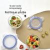COOKER KING High Borosilicate Glass Food Storage Set (2-Piece)
