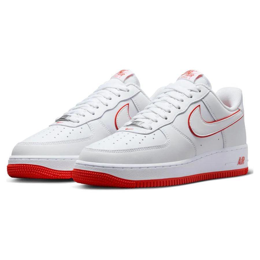 Nike Pantofi de sport pentru bărbați Air Force 1 07 alb Picante Red DV0788-102